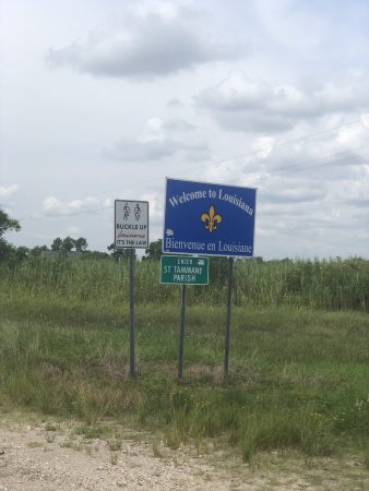 Louisiana State sign