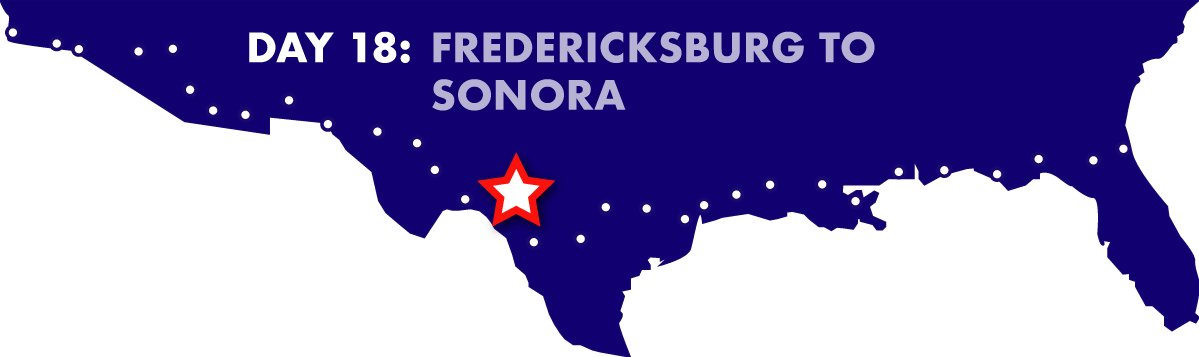 Day 18: Fredericksburg to Sonora