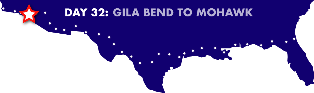 Day 32: Gila Bend to Mohawk