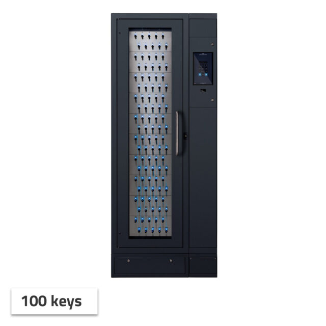 size storage 100 keys biometric key cabinet image