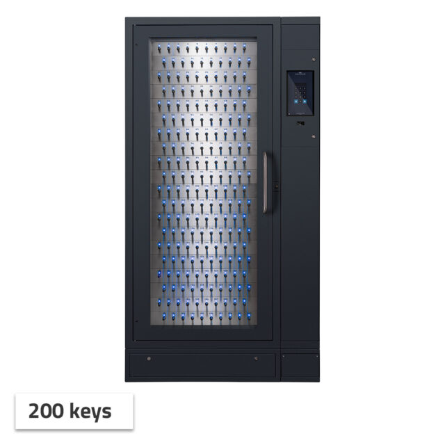 size storage 200 keys biometric key cabinet image