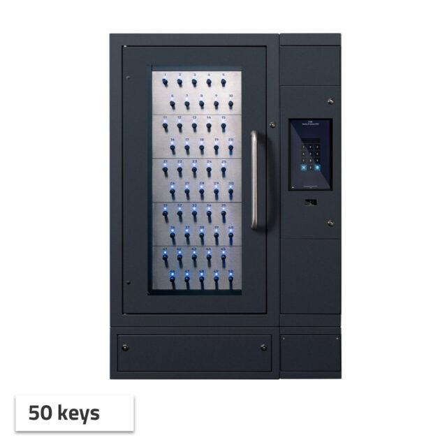 size storage 50 keys biometric key cabinet image