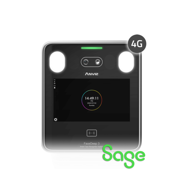 sagehr anviz facedeep 3 4G facial recognition product image